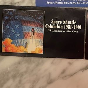 Space Shuttle Columbia 1981-1991 $5 Commemorative Coin